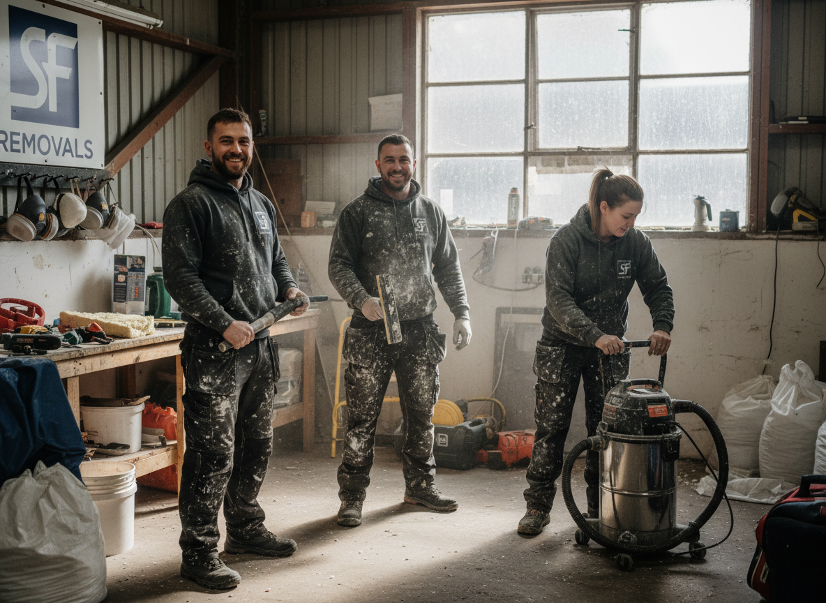 The Spray Foam Removal Croydon team at work in Croydon