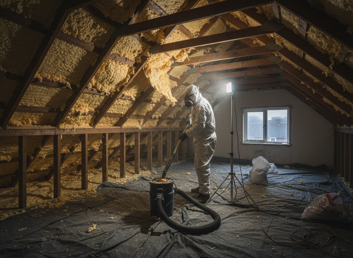 Attic Spray Foam Removal in Croydon, Greater London